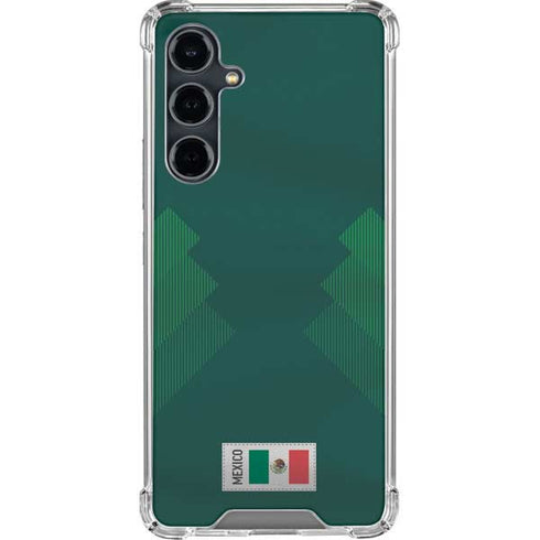 Mexico Soccer Flag Galaxy S23 FE Clear Case